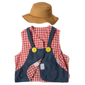 Marvel Education Co Farmer Toddler Dress-Up, Vest And Hat 611